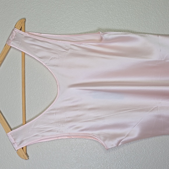 Fishers Finery 100% Pure Mulberry Silk Light Pink Satin Camisole Top Size Large - Picture 4 of 10